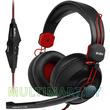 Наушники SVEN AP-G777MV Black-Red